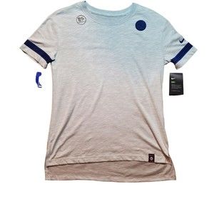 Women’s Nike Philadelphia 76ers Fan Jersey Shirt V Neck Small NBA Basketball